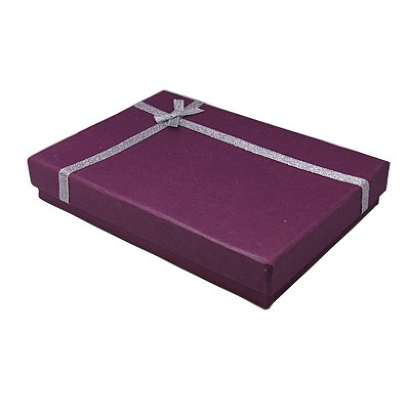 Jewelry Boxes 6pcsLot 18x13x3.3cm Rectangle Jewelry Cardboard Boxes for Nacklaces Rings and Earrings Christmas Xmas Gift Package with Bowknot 230512