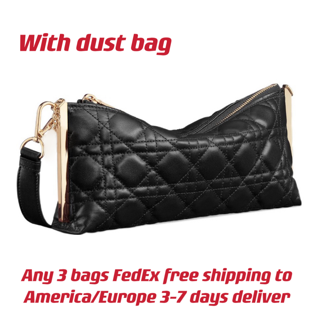Lady Club Shoulder Bag Black/White Cannage Lambskin and Blue Oblique Jacquard Woman Designer Crossbody Bags With Removable Chain Strap
Lady Club Shoulder Bag Black/White Cannage Lambskin and Blue Oblique Jacquard Woman Designer Crossbody Bags With Removable Chain Strap