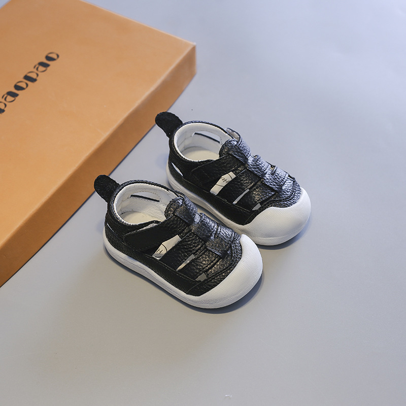 Sandals Summer Sandals For Baby Boys Girls Soft Bottom Leather Shoes Children Casual Shoes Little Kids Baby Toddler Beach Sandals 230515