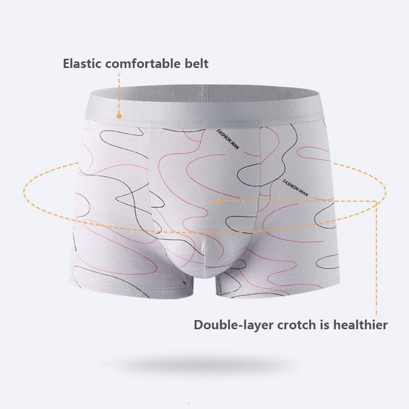 Underpants 8Pcs Boxer Mens Fashion Underwear Men Underpants Male Printed Boxer Men Panties Shorts Underwear Boxer Shorts Comfortable Boxer 230515