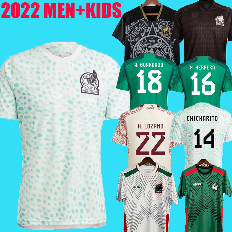 2022 2023 Mexico soccer jerseys 23 24 RAUL CHICHARITO LOZANO DOS SANTOS football shirt Kids kit women Men sets uniforms fans player version long sleeve goalkeeper, Home
2022 2023 Mexico soccer jerseys 23 24 RAUL CHICHARITO LOZANO DOS SANTOS football shirt Kids kit women Men sets uniforms fans player version long sleeve goalkeeper, Home