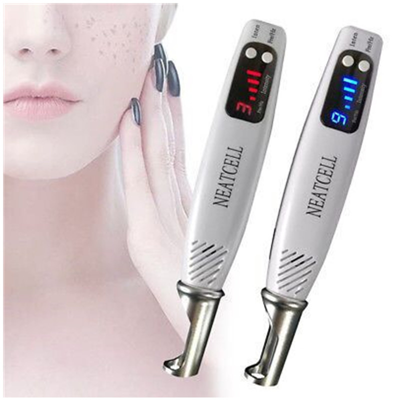 Hand-held eyebrow wash red blue light laser mole removal Picosecond Laser Pen for sales