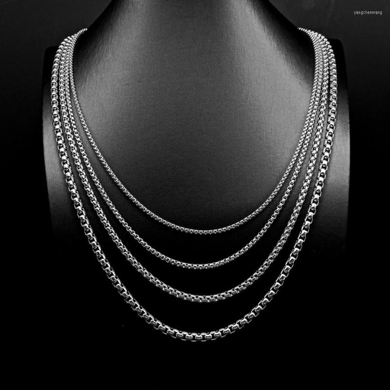 Chains XHN 2.5-5mm High Quality Stainless Steel Square Rolo Chain Necklace Round Box Men Women Width
Chains XHN 2.5-5mm High Quality Stainless Steel Square Rolo Chain Necklace Round Box Men Women Width