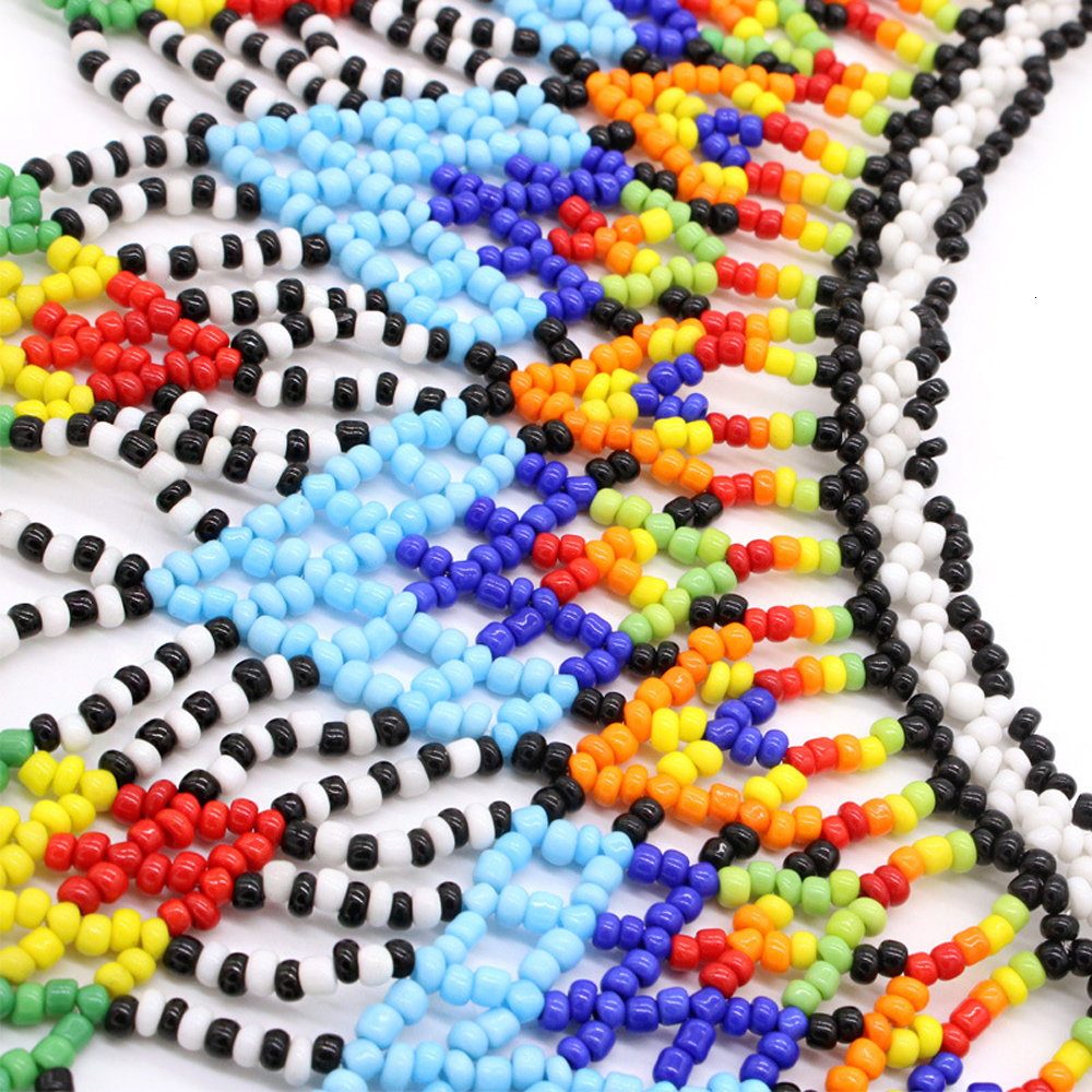 Pendant Necklaces African Tribal Ethnic Colorful Bead Necklace Bohemia Indian Bride Bib Necklace Egypt Nigeria Statement Necklace Jewelry 230512