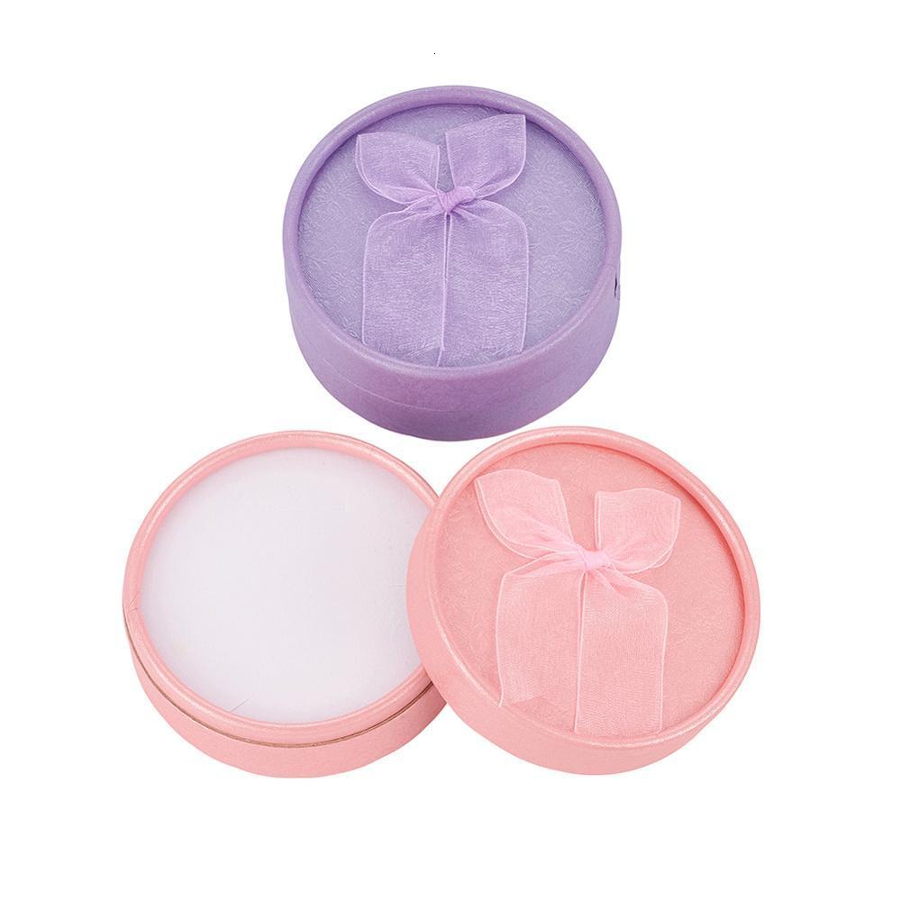 Jewelry Boxes 12pcs Round Cardboard Boxes for Packaging Jewelry Gift Bracelet Bangle Box Display Cases Necklace Ring Organizer Storage Box 230512