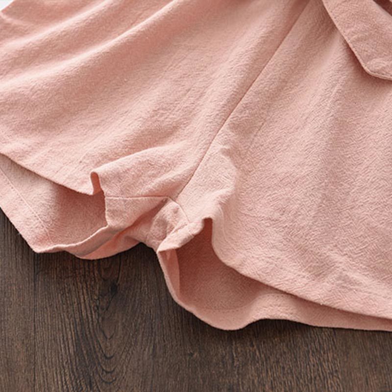 Clothing Sets Bear Leader Kid Baby Girls Feather Clothes Summer Sleeveless Tops Bandage Shorts Fashion Lovely 2 7 Years 230512