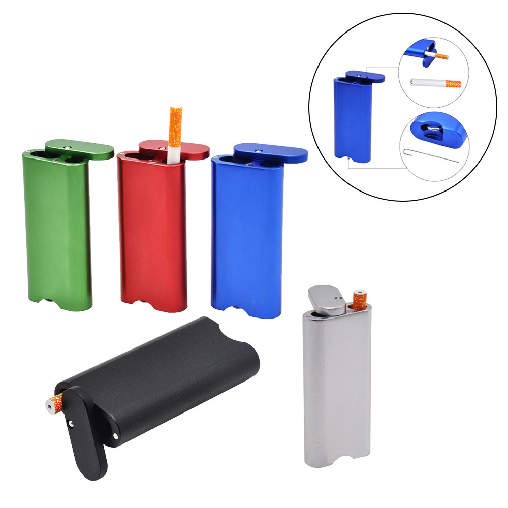 Metal dugout Smoking Case Straight Colorful Smoking Pipe Set Include One Hitter Pipes Cigarette Filters
Metal dugout Smoking Case Straight Colorful Smoking Pipe Set Include One Hitter Pipes Cigarette Filters