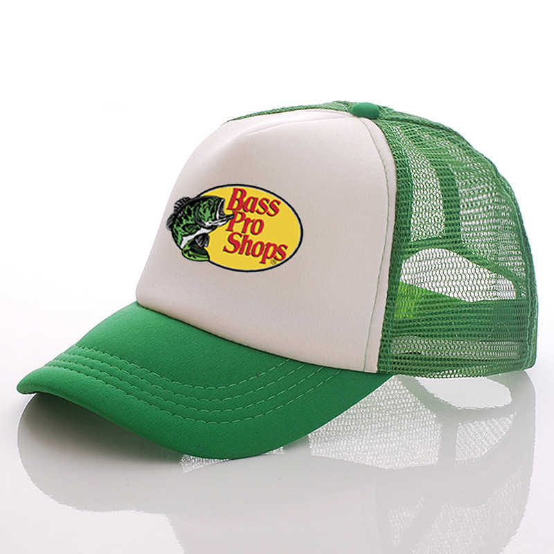 Snapbacks Men Bass Pro Shops Print Summer Baseball Cap trucker caps Outdoor Sport Travel Unisex Dad Hat Boy Girl Snapback caps P230515