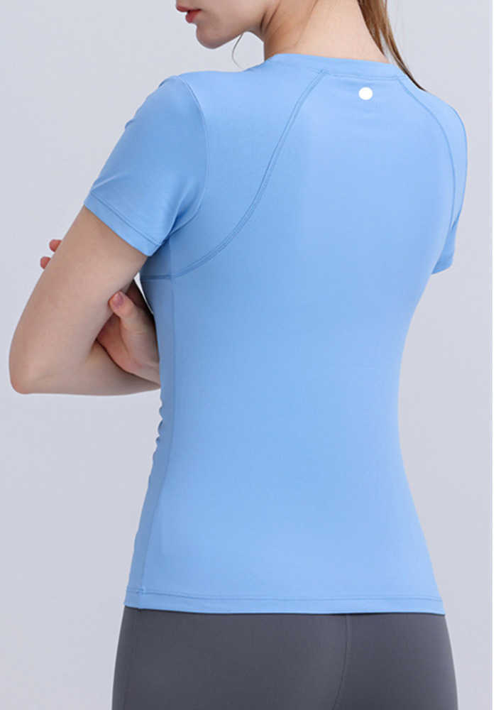 Womens lu Yoga T-shirt Summer Top Round Collar Short Sleeve Elastic Breathable Sports Fitness Solid Color Sunscreen design 80ess, Yellow
Womens lu Yoga T-shirt Summer Top Round Collar Short Sleeve Elastic Breathable Sports Fitness Solid Color Sunscreen design 80ess, Yellow