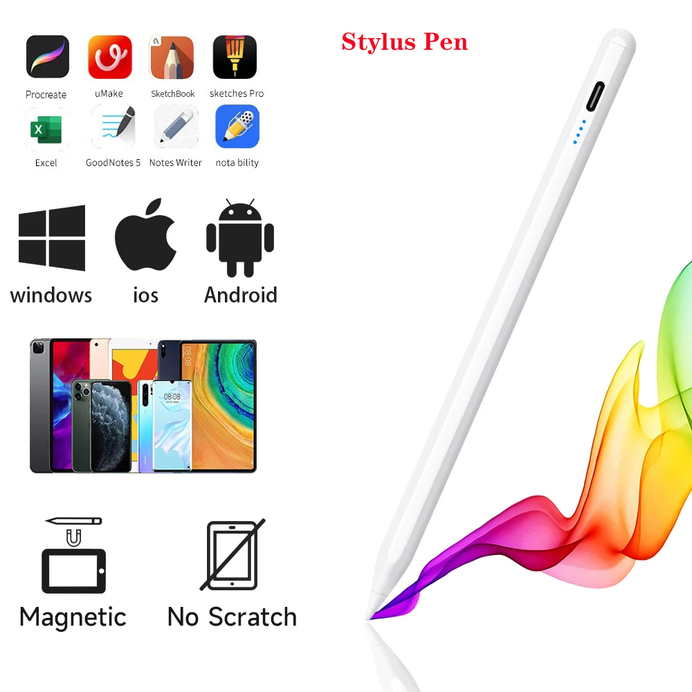 Universal Stylus Pen For Android IOS Windows Touch Pen For iPad Apple Pencil For Huawei Lenovo Samsung Phone Xiaomi Tablet Pen