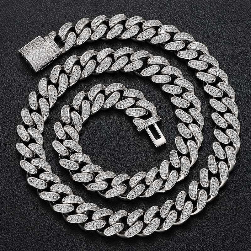 China Jewelry Manufacturer Luxury 12mm Gold Plated 925 Sterling Silver Vvs Moissanite Diamond Miami Cuban Link Chain
China Jewelry Manufacturer Luxury 12mm Gold Plated 925 Sterling Silver Vvs Moissanite Diamond Miami Cuban Link Chain