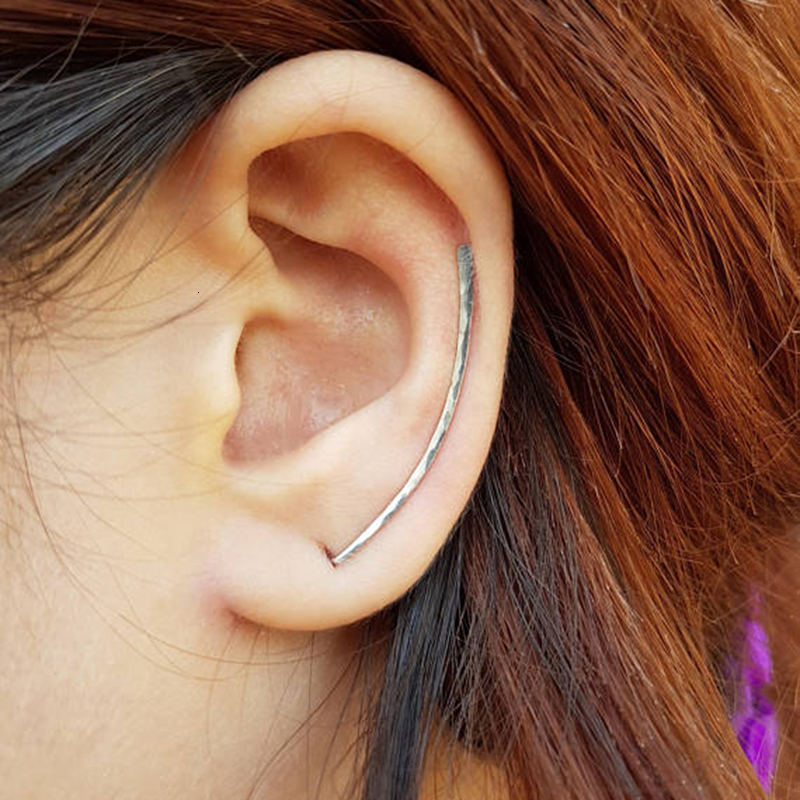 Ear Cuff 30MM 925 Silver Climbing Hammer Earrings Gold Filled Handmade Orbelen Minimalist Pendant Brincos Boho Women's Earrings 230512