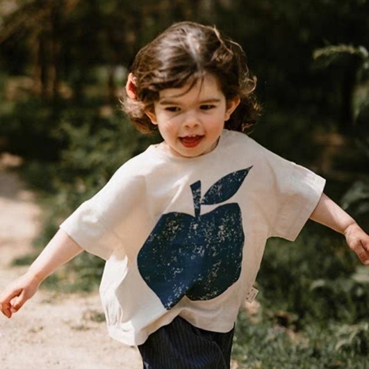Polos Pure Cotton Short Sleeve T Shirts Summer Thin Loose Cartoon Little Bear Simple Cute Soft Baby Girls Tees Oneck Pullover 230512