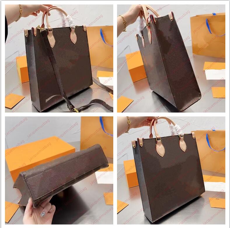 Designer Sac Plat Bags tote Large piano music bag onthego Shoulder handbag Luxury Women Totes Crossbody Bag Leather Classic Fashion Woman Shopping Sacoche 32cm