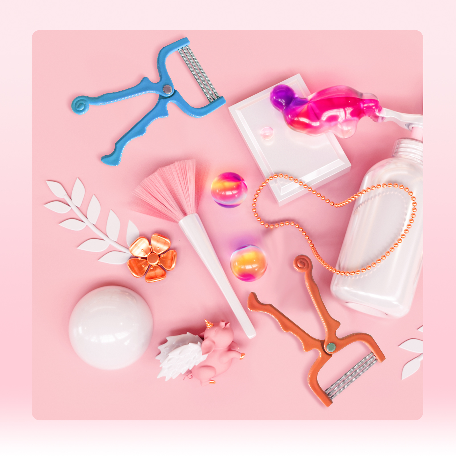 Epilator Hair Removal Tool Grooming 3 Spring Threading Stick Applicator Scraper Manual Full Body 230512