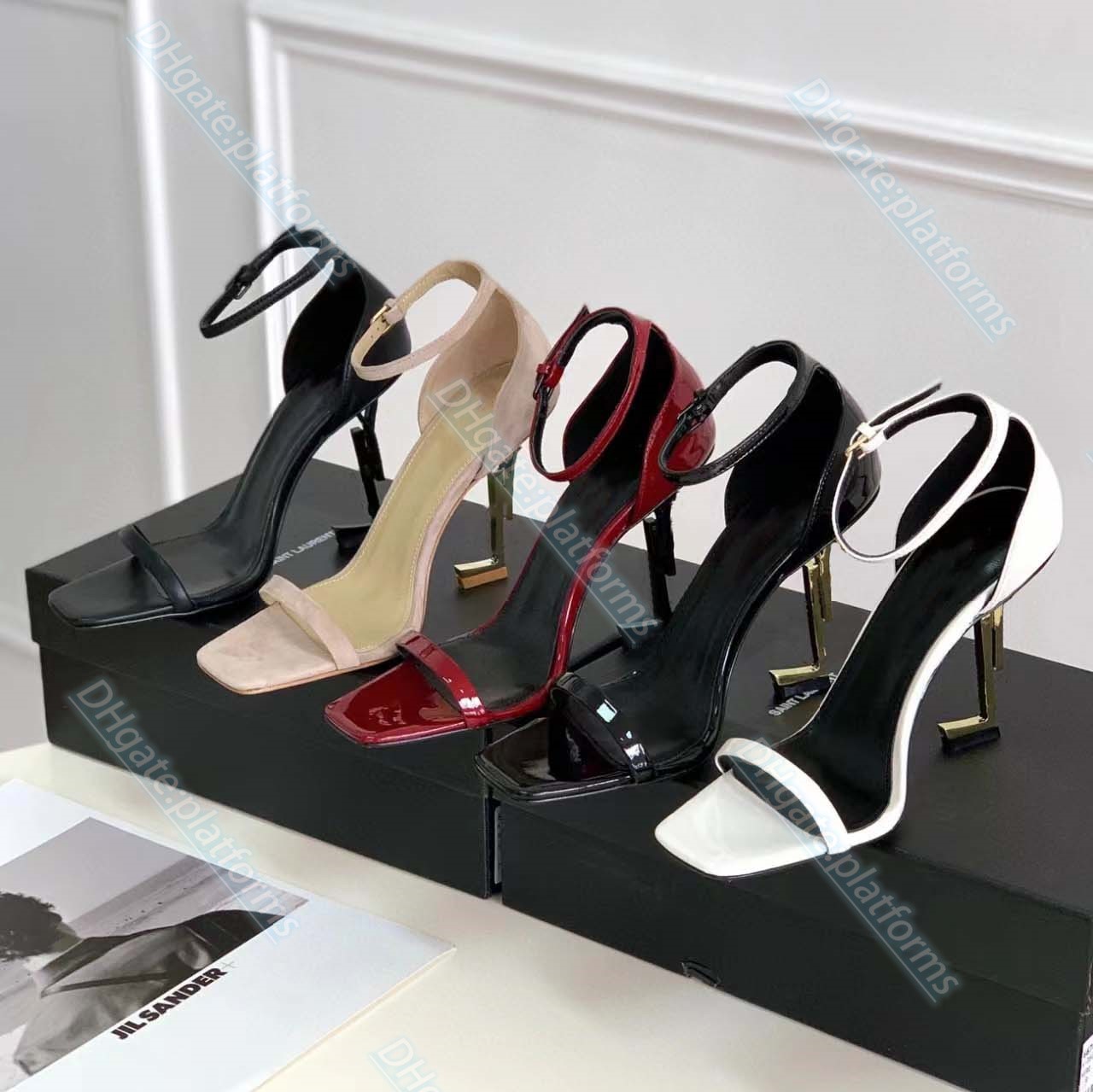 luxury shoe designer woman multi-strap high heels 10cm heel man Dress Shoes opyum cassandra sandal patent smooth leather vegetable-tanned velet slide, #31
luxury shoe designer woman multi-strap high heels 10cm heel man Dress Shoes opyum cassandra sandal patent smooth leather vegetable-tanned velet slide, #31