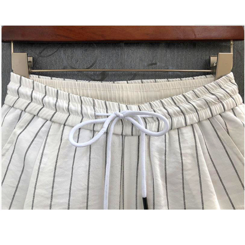 Men's Pants Summer Pants Men Stripe Printing Slim Trousers Trendy Korean Fashion Youth Men's Harem Pants Big Size Pantalones De Hombre 23051