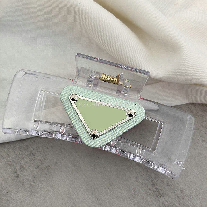 Elegant Large Jelly Cross Shark Clips Plastic Clear Barrette Designer Clip For Women Girl Thick Hair Accessories Free shipping