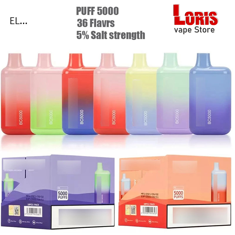 Authentic Code Elf BC5000 puff Disposable bar E cigarettes Puffs 5000 Vape Pen 13ml Dual Mesh Coil Pods 650mAh Rechargeable Battery Vs Lost Marry 36 Flavors Avaible
Authentic Code Elf BC5000 puff Disposable bar E cigarettes Puffs 5000 Vape Pen 13ml Dual Mesh Coil Pods 650mAh Rechargeable Battery Vs Lost Marry 36 Flavors Avaible