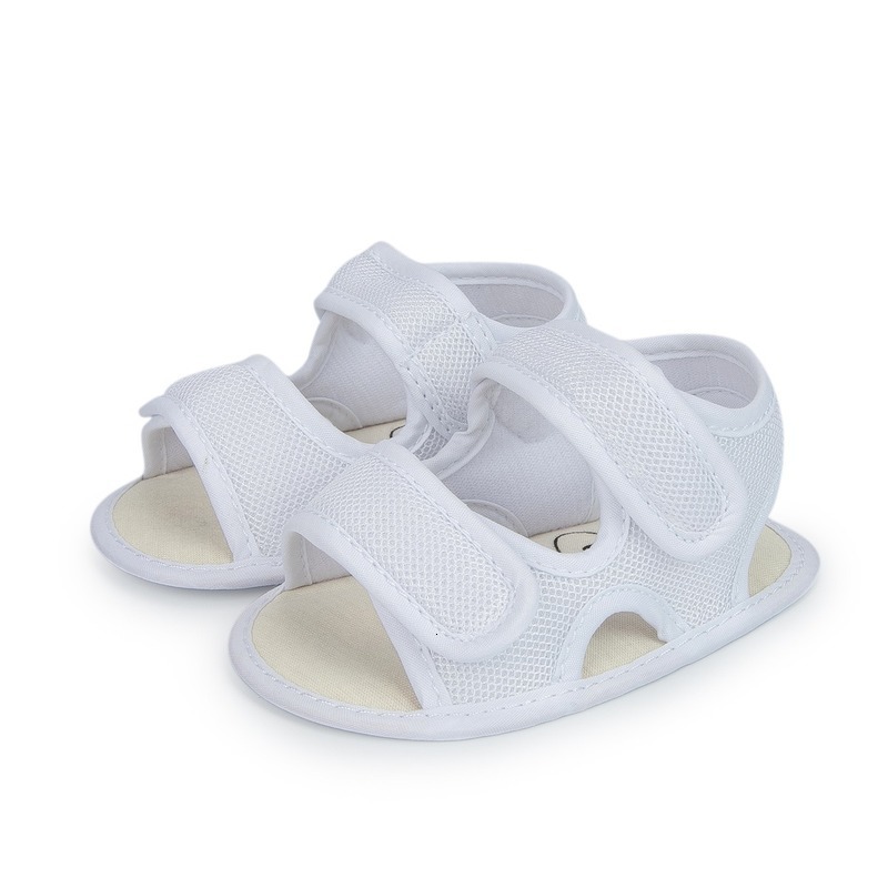 Sandals Summer Baby Sandals Infant Boy Girl Shoes Non-slip Rubber Sole Net Flat Heel Garden Girl Sandals First Walkers Baby Shoes 230515