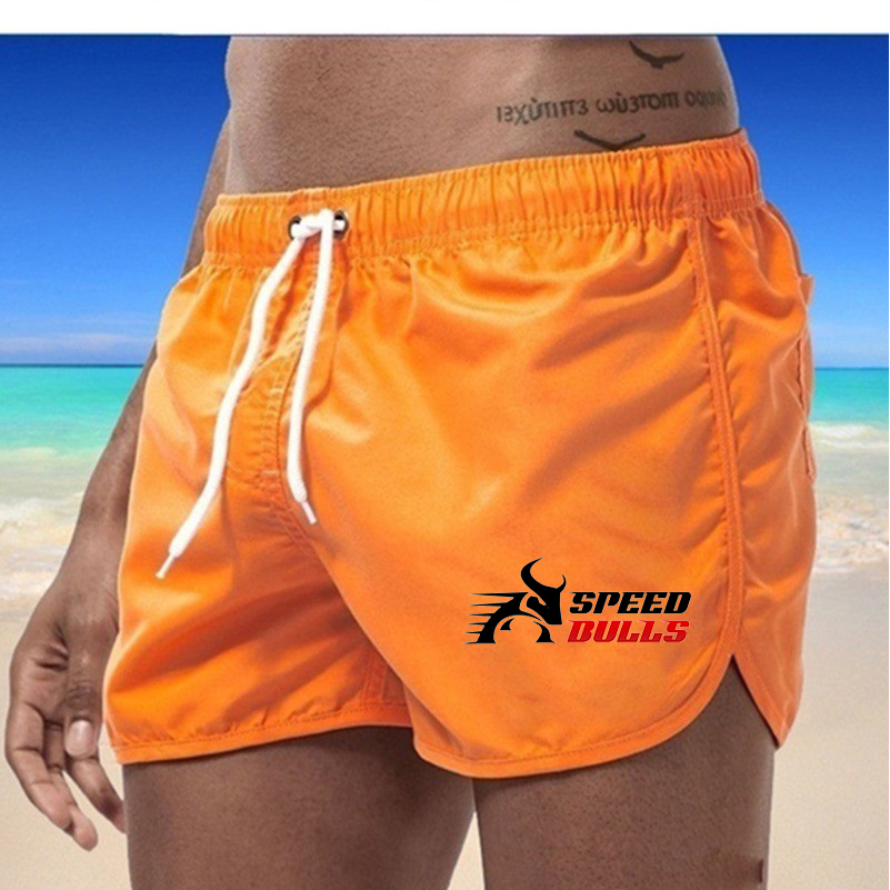 Image of Mens Slim Fit Quick Dry Swim Shorts Swim Trunks Mens Bathing Suits Men&#039;s Board Shorts, Quick Dry Swimwear Beach Holiday Party Bermuda S