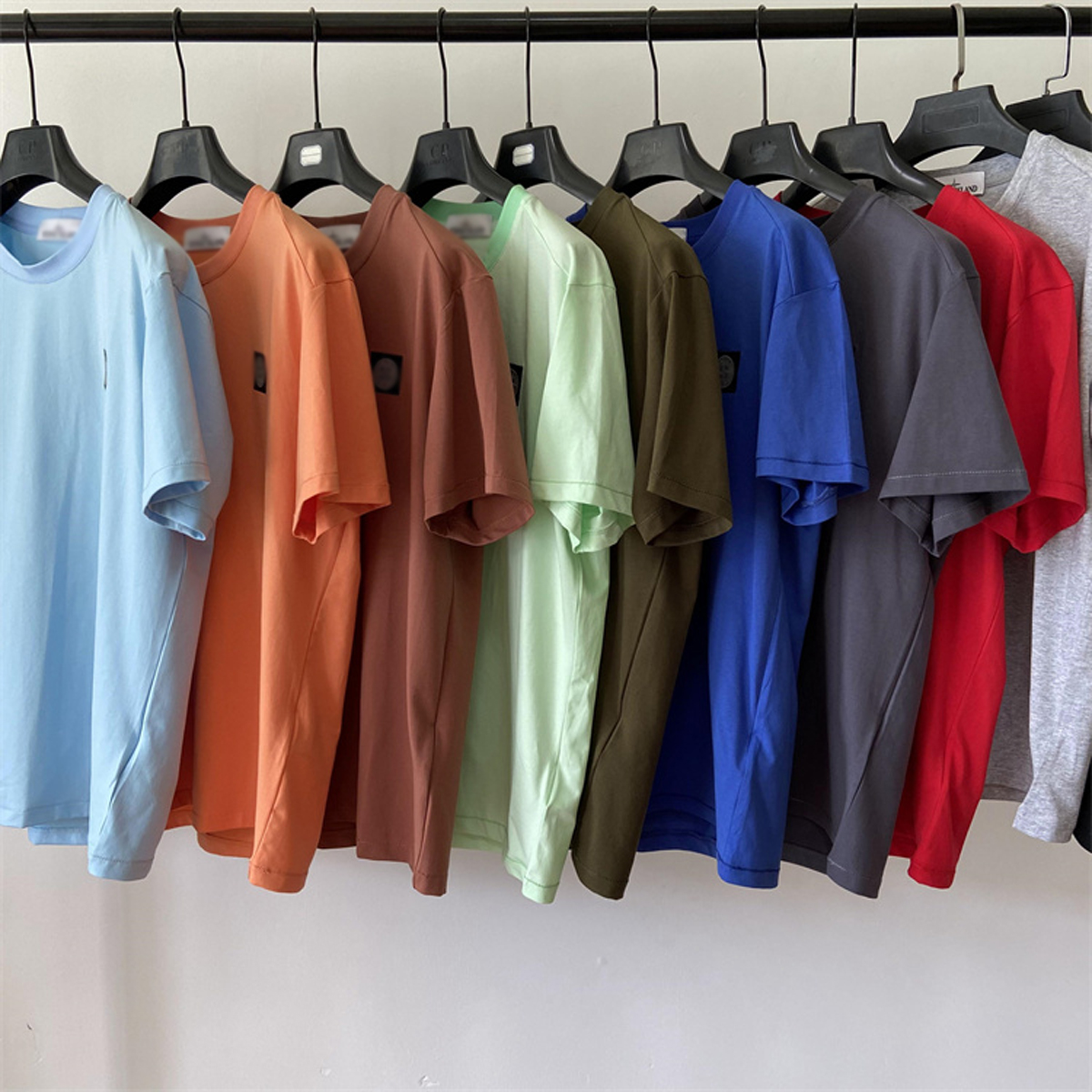 Mens T-Shirt 19 Colors Designer for Men Women Shirts Fashion tshirt with Embroidery Letters Logo ST Summer Short Sleeve O-Neck Polo Man Tee Woman Clothing Size M-2XL, Black o-neck tee
Mens T-Shirt 19 Colors Designer for Men Women Shirts Fashion tshirt with Embroidery Letters Logo ST Summer Short Sleeve O-Neck Polo Man Tee Woman Clothing Size M-2XL, Black o-neck tee