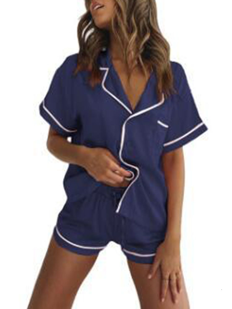 Women's Two Piece Pants Green Satin Silk Women Sets Pockets T Shirts Elastic Waist Shorts Suit Pajama Spring Summer 2 Piece Set Homewear G2598 23