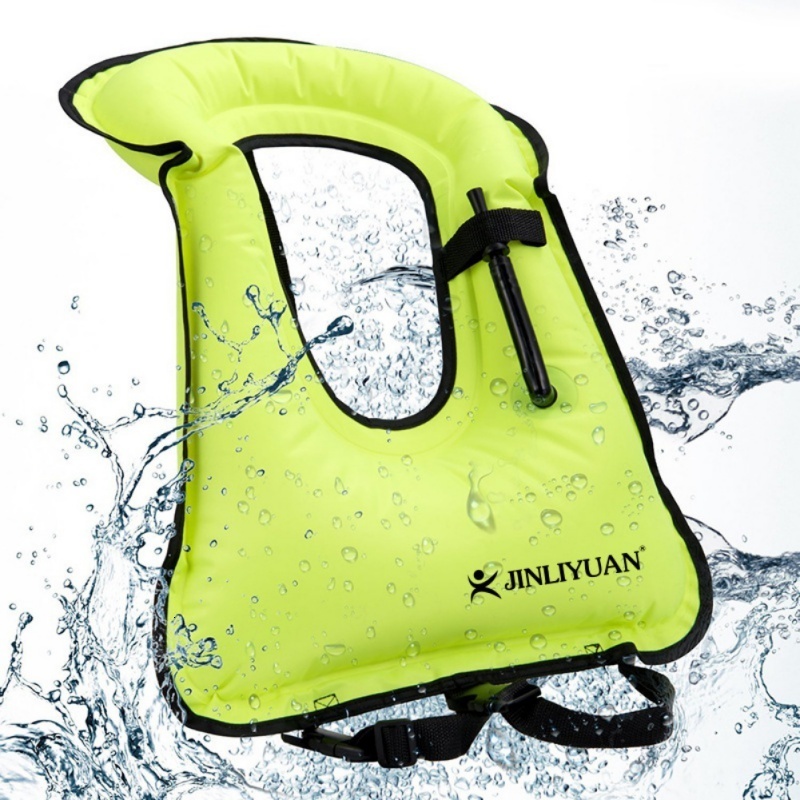 Life Vest Buoy Snorkel Vest Adults Portable Life Jacket Inflatable Swim Vest Buoyancy Aid Swim Jackets for Men Women 230515