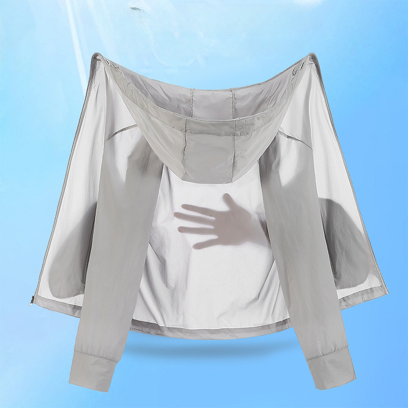 Women's Jackets Oversized 4xl Hoodie Summer Thin Sunscreen Jackets Women Sun Protection Coat Causal Loose Outwear Unline Breathable Chaqueta 2305