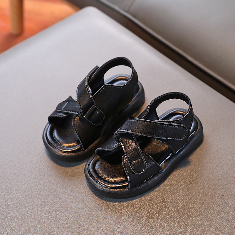 Sandals Summer Simple Kids Sandals Children Casual Boy Sandals Flats Non-slip Baby Beach Shoes Girls Sandals Toddler H673 230515
