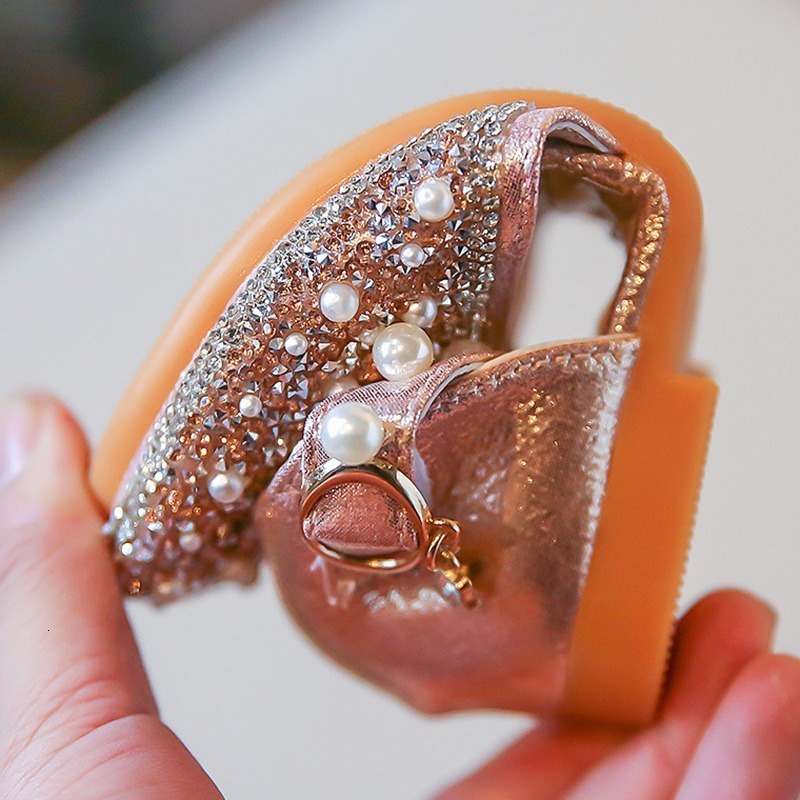 Sandals Summer Girls Flat Princess Sandals Fashion Retro Simple Pearl Baby Shoes Kids Shoes Party Wedding Party Sandals 230515