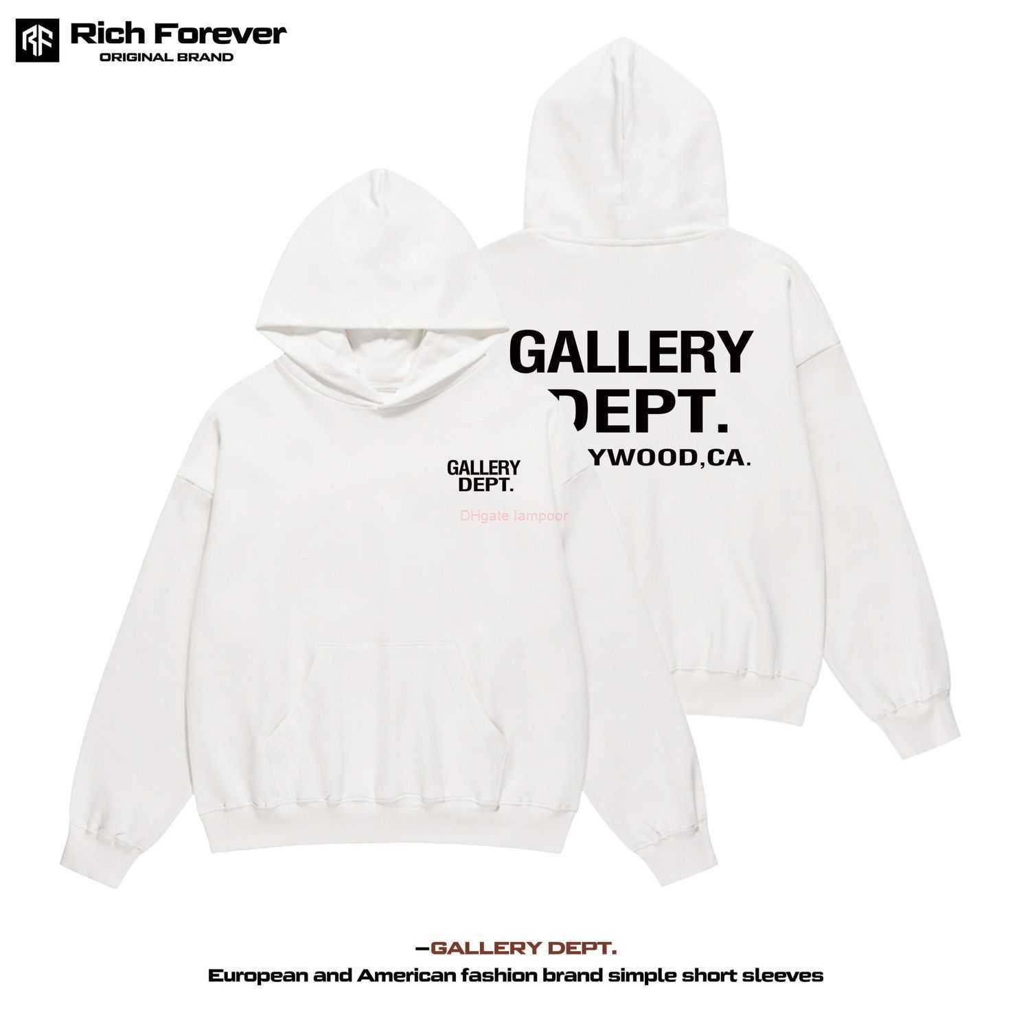 Designer Clothing Galleries Hoodie Mens Sweatshirts Galleryes Depts American Fashion Brand Sweatshirt Letter Print Loose Hip Hop Hooded Sweatshirt Mens Womens Ou, Shipping fee
Designer Clothing Galleries Hoodie Mens Sweatshirts Galleryes Depts American Fashion Brand Sweatshirt Letter Print Loose Hip Hop Hooded Sweatshirt Mens Womens Ou, Shipping fee