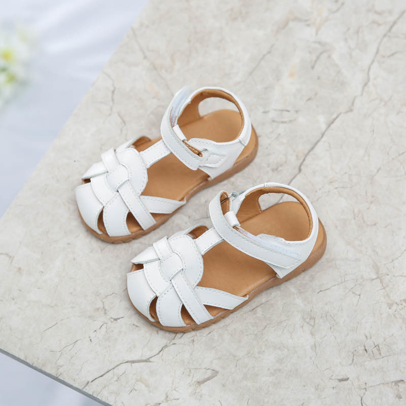 Sandals Girl Sandals kids closed toe princess shoes for summer 3-7years older 230515