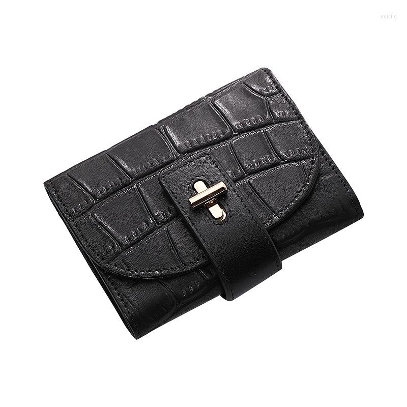Wallets Fashion Alligator Short Women Real Leather Purse Soft Calfskin Billfolds For Ladies Turnlock Envelope Wallet Card Bags, Black
Wallets Fashion Alligator Short Women Real Leather Purse Soft Calfskin Billfolds For Ladies Turnlock Envelope Wallet Card Bags, Black