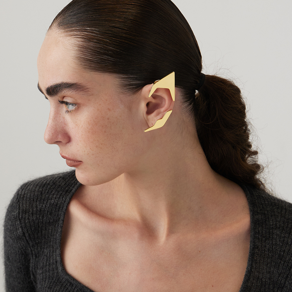 Ear Cuff ENFASHION Women's Elf Earrings Fashion Jewelry Boucle Oreille Women's Gold Earrings Cuffs Item E221378 230512