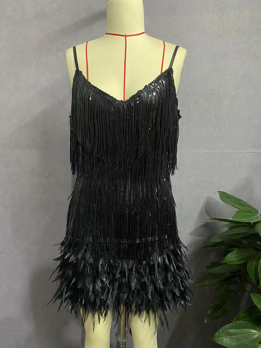 Casual Dresses Wixra Women Short Dresses Skim High Street Sleeveless Ladies Party Club Feathers Dress 230512