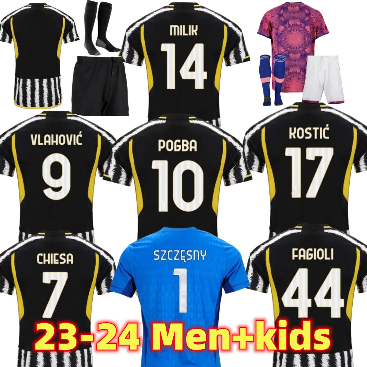 22 23 24 soccer jerseys 2023 2024 MILIK DI MARIA VLAHOVIC KEAN POGBA CHIESA McKENNIE LOCATELLI home away Juventus fans player men Kids top jerseys Kits, 22-23 home
22 23 24 soccer jerseys 2023 2024 MILIK DI MARIA VLAHOVIC KEAN POGBA CHIESA McKENNIE LOCATELLI home away Juventus fans player men Kids top jerseys Kits, 22-23 home