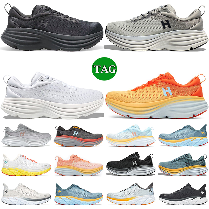 Bondi 8 running shoes for men women Triple Black White Haror Mist Anthracite Amber Yellow Goblin Blue Lunar Rock mens trainers breathable sports sneakers, #1
Bondi 8 running shoes for men women Triple Black White Haror Mist Anthracite Amber Yellow Goblin Blue Lunar Rock mens trainers breathable sports sneakers, #1