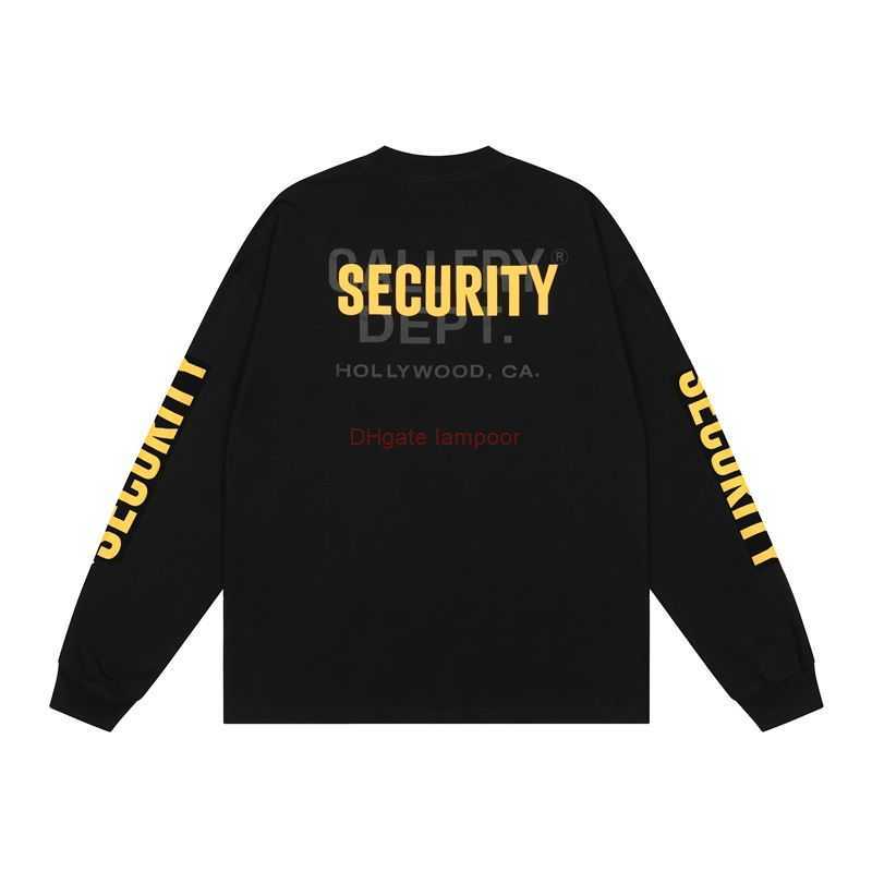Designer Fashion Clothing Galleries Tees Tshirt Galleryes Gary Depts Security Yellow Lettered Unisex Loose Casual Long Sleeve Bottomed Tshirt Rock Hip hop Tops Str, Black
Designer Fashion Clothing Galleries Tees Tshirt Galleryes Gary Depts Security Yellow Lettered Unisex Loose Casual Long Sleeve Bottomed Tshirt Rock Hip hop Tops Str, Black