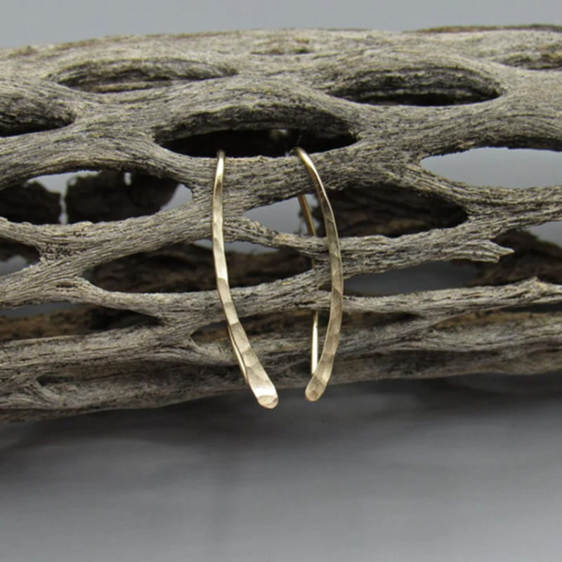 Ear Cuff 30MM 925 Silver Climbing Hammer Earrings Gold Filled Handmade Orbelen Minimalist Pendant Brincos Boho Women's Earrings 230512