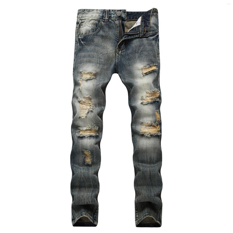 Men's Jeans 2025 Classic Style Summer Vintage Pants Black Blue Mens Business Jean Fashion Casual Denim Stretch Pants Brand Trousers