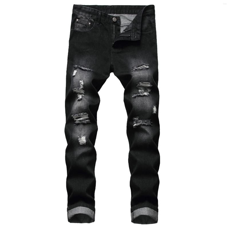 Men's Jeans 2025 Classic Style Summer Vintage Pants Black Blue Mens Business Jean Fashion Casual Denim Stretch Pants Brand Trousers