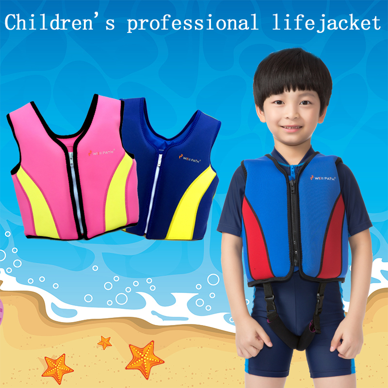 Life Vest Buoy Kids Life Jacket Water Sports surfing Professional Child Life Vest Swimming Boating Ski safety water sportswear age for 29 230515