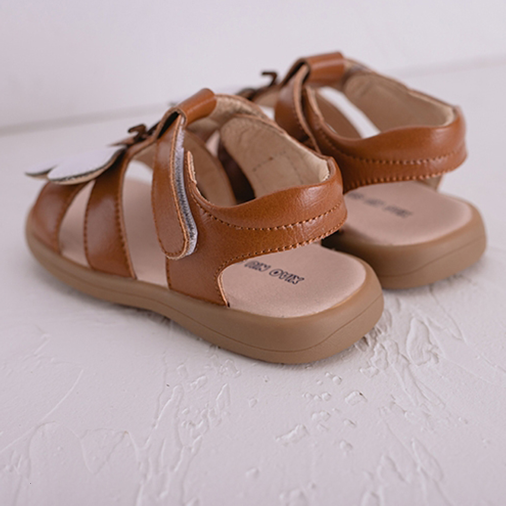 Sandals Girls Sandals Summer Genuine Cow Leather Summer Baby Boys Sandals Girls Leather Infant Shoes Toddler Soft Sole Shoes 230515