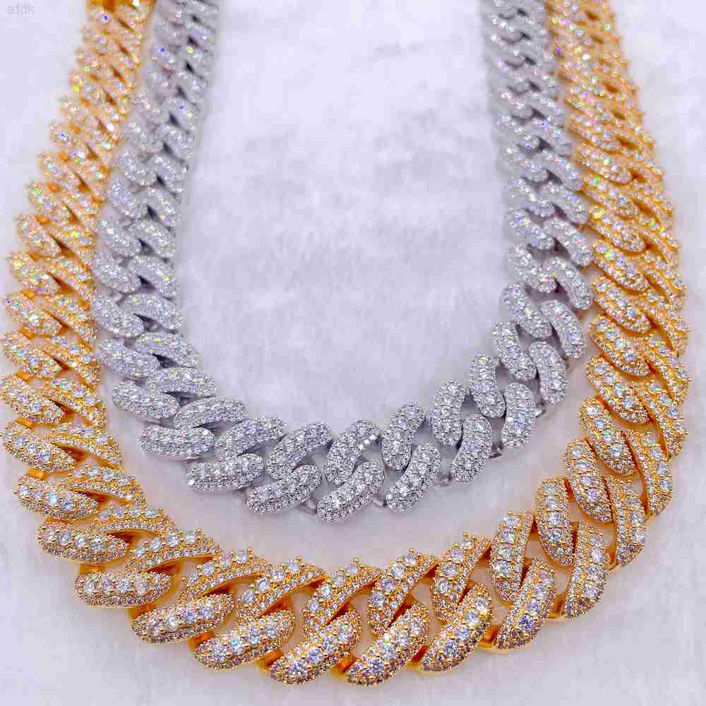 20mm Vvs Moissanite Hiphop Necklace Luxury Jewelry Custom Jewelry Cuban Link Chain Silver Cuban Chain Iced
20mm Vvs Moissanite Hiphop Necklace Luxury Jewelry Custom Jewelry Cuban Link Chain Silver Cuban Chain Iced
