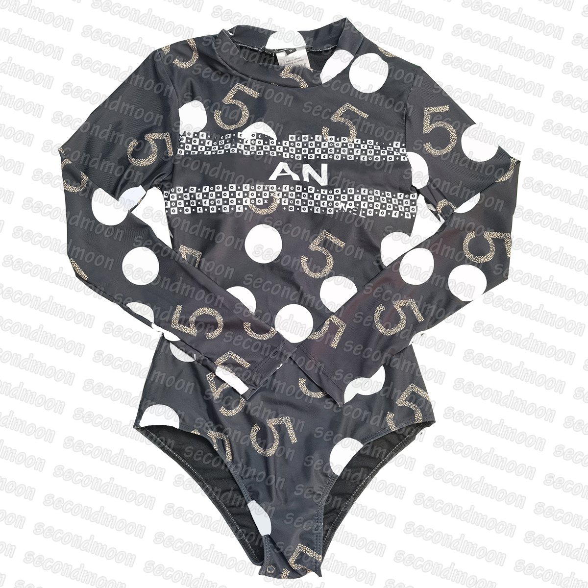 High Waist Swimwear Women Beach Vacation Swimsuit Letters Printed Bathing Suit Long Sleeve Swimsuit, Black
High Waist Swimwear Women Beach Vacation Swimsuit Letters Printed Bathing Suit Long Sleeve Swimsuit, Black