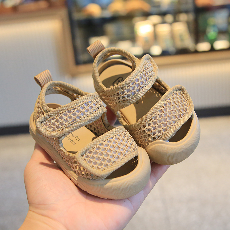 Sandals Baby Boys Sandals Girls Casual Shoes Summer Infant Toddler Shoes Anti-collision Children Beach Sandals Kids First Walkers Shoes 230515