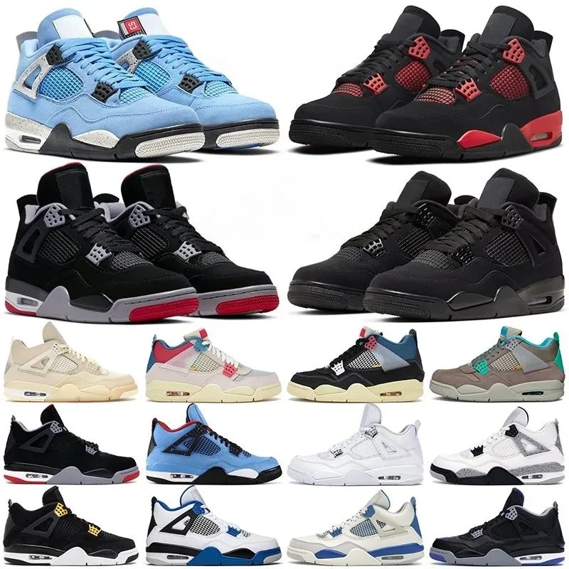 Jumpman 4 Basketball Shoes 4s Military Black Cats Seafoam Red Cement Sail Violet Ore Midnight Navy Tech White Oreo Photon Dust Dhgate Mens Womens Sneakers Trainers
Jumpman 4 Basketball Shoes 4s Military Black Cats Seafoam Red Cement Sail Violet Ore Midnight Navy Tech White Oreo Photon Dust Dhgate Mens Womens Sneakers Trainers