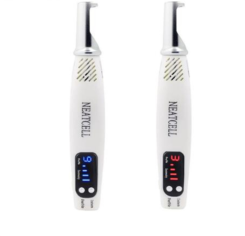Hand-held eyebrow wash red blue light laser mole removal Picosecond Laser Pen for sales
