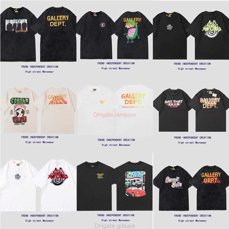 Designer Fashion Clothing Tees Tshirt the Correct Version of the Galleryes Depts Short Sleeve Is Washed Made with Old American Style High Street Vintage Luxury Casua, Old reverse design letter black
Designer Fashion Clothing Tees Tshirt the Correct Version of the Galleryes Depts Short Sleeve Is Washed Made with Old American Style High Street Vintage Luxury Casua, Old reverse design letter black